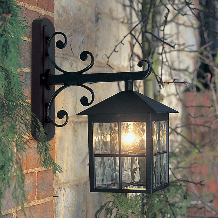 Norlys Winchester 1 Light Wall Down Lantern BL19-BLACK Black
