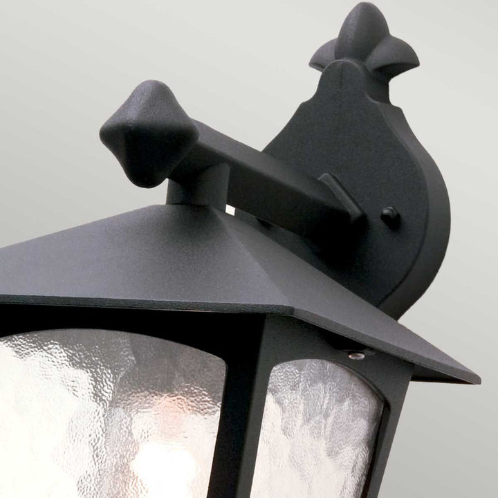 Norlys York 1 Light Wall Down Lantern BL2-BLACK Black