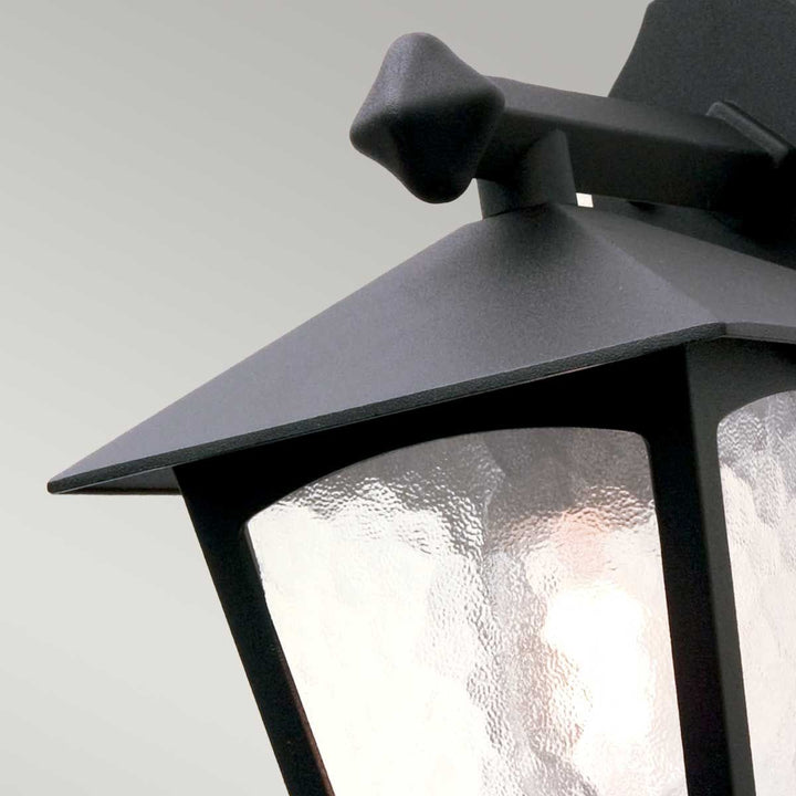 Norlys York 1 Light Wall Down Lantern BL2-BLACK Black
