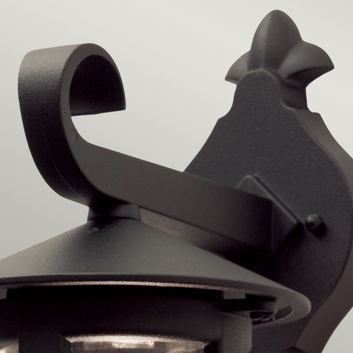 Norlys Hereford 1 Light Wall Down Lantern BL21-BLACK-E27 Black