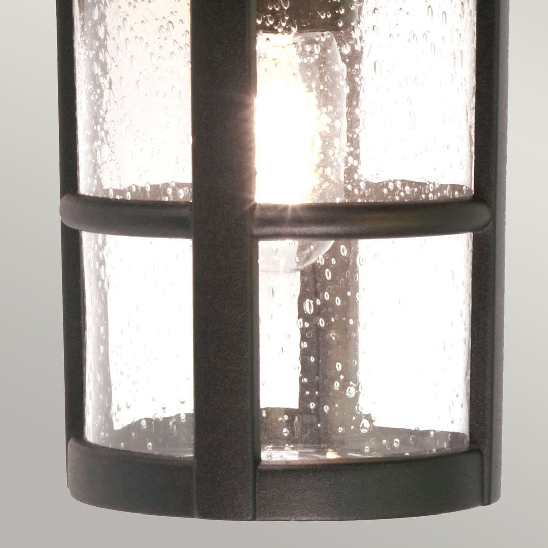 Norlys Hereford 1 Light Large Wall Down Lantern BL21-G-BLACK Black