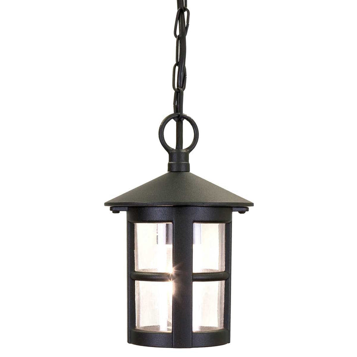 Norlys Hereford 1 Light Chain Lantern BL21B-BLACK Black