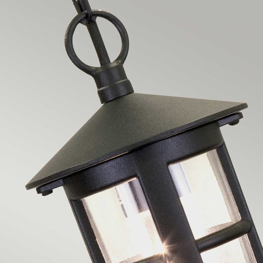Norlys Hereford 1 Light Chain Lantern BL21B-BLACK Black