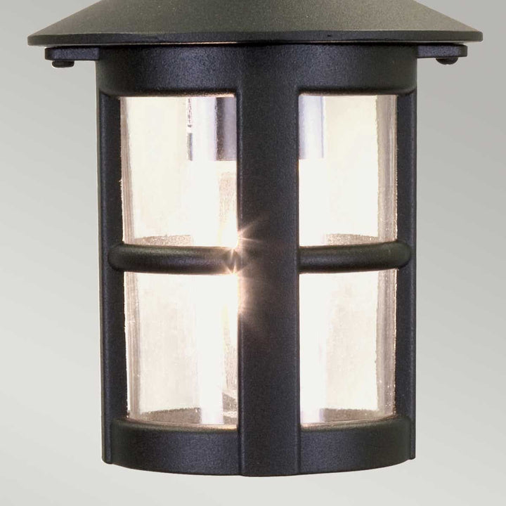 Norlys Hereford 1 Light Chain Lantern BL21B-BLACK Black
