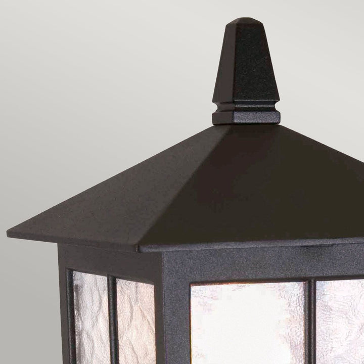 Norlys Winchester 1 Light Pedestal Lantern BL25-BLACK Black
