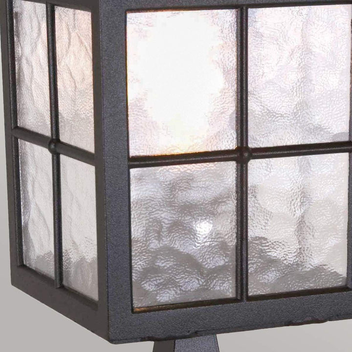 Norlys Winchester 1 Light Pedestal Lantern BL25-BLACK Black