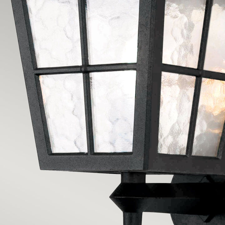 Norlys Canterbury 1 Light Wall Up Lantern BL46M-BLACK Black