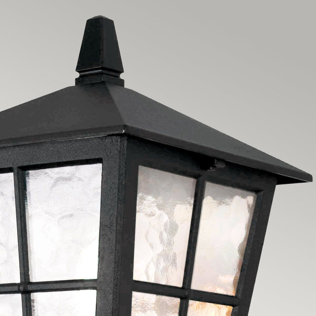 Norlys Canterbury 1 Light Wall Up Lantern BL46M-BLACK Black