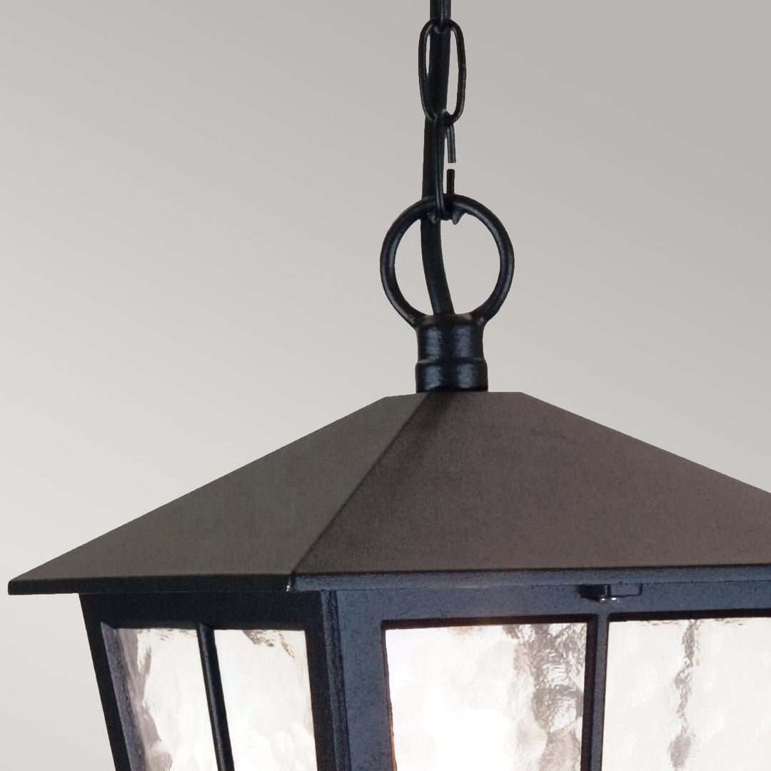Norlys Canterbury 1 Light Chain Lantern BL48M-BLACK Black