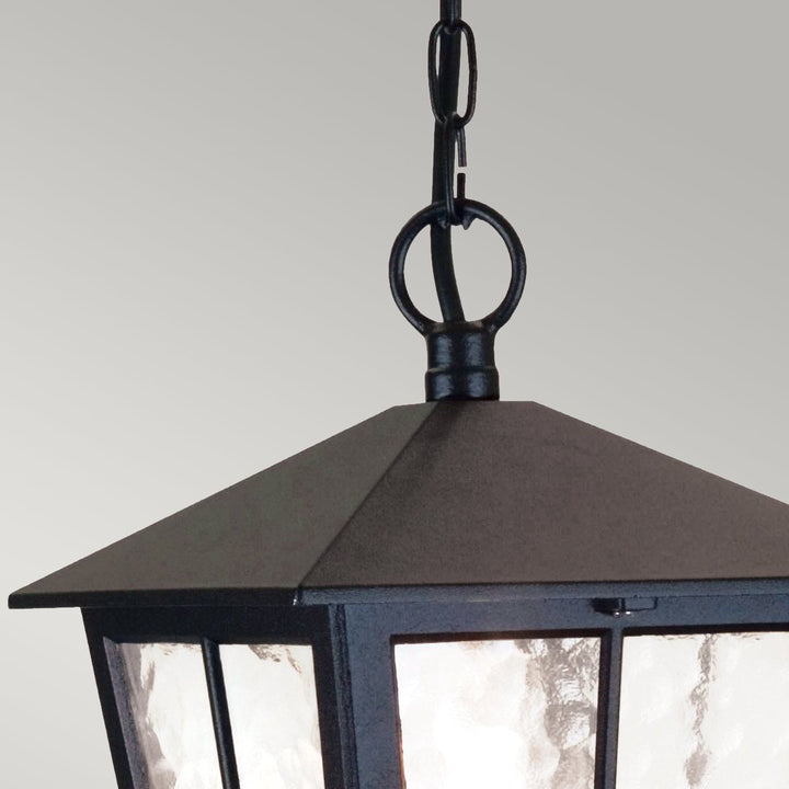 Norlys Canterbury 1 Light Chain Lantern BL48M-BLACK Black