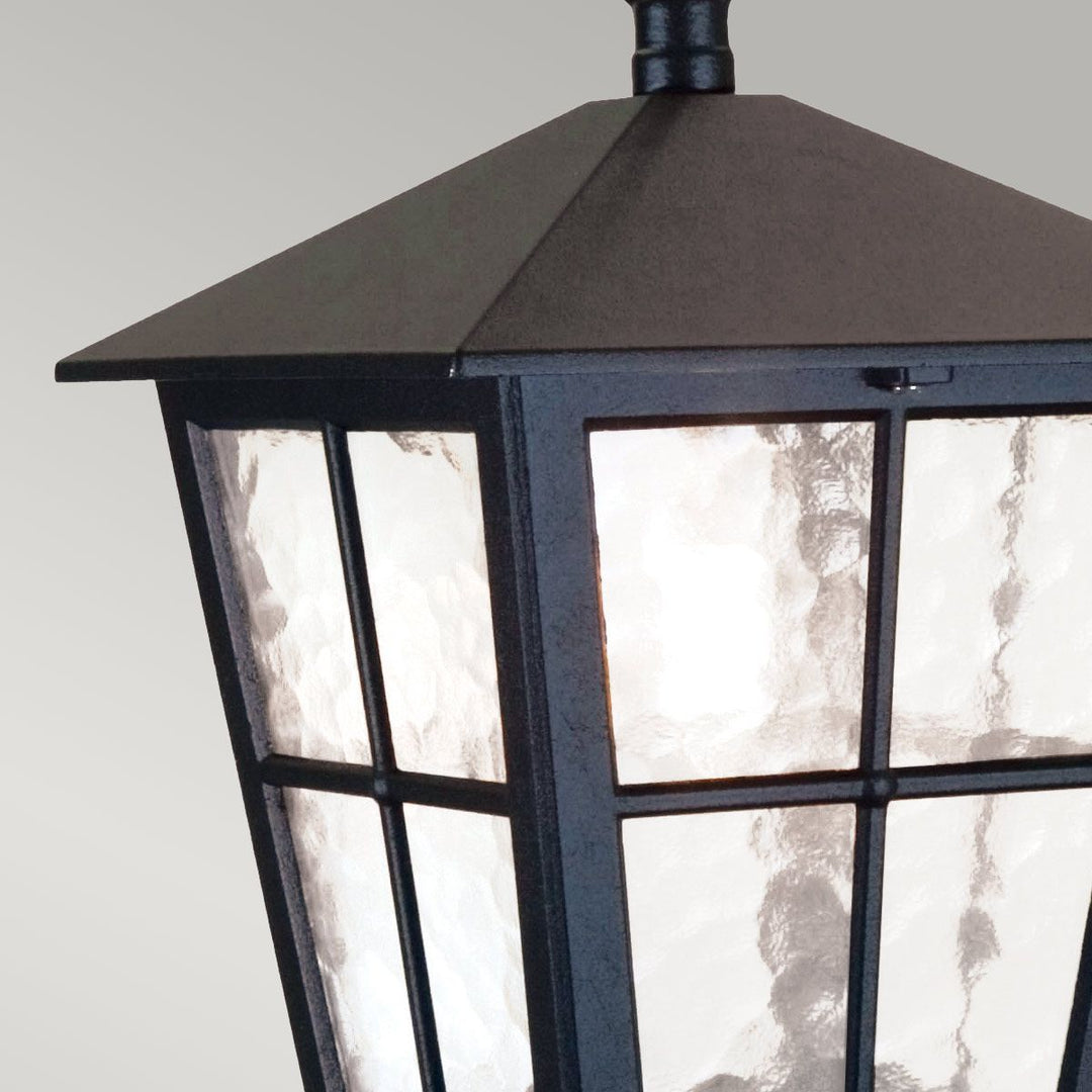 Norlys Canterbury 1 Light Chain Lantern BL48M-BLACK Black