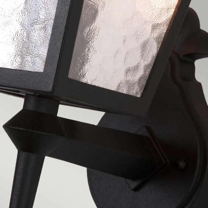 Norlys York 1 Light Wall Up Lantern BL5-BLACK Black