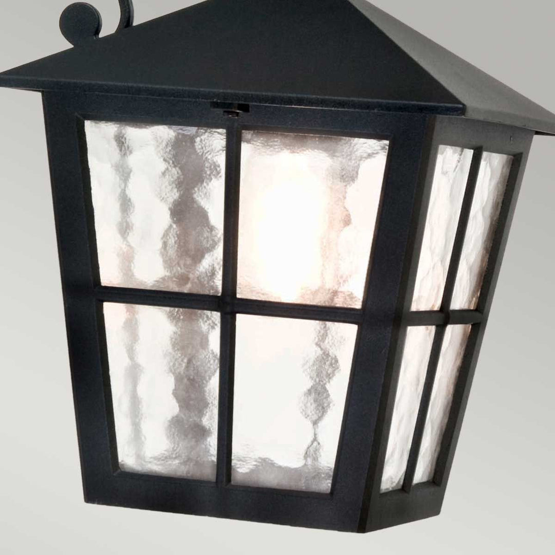 Norlys Canterbury 1 Light Wall Down Lantern BL52M-BLACK Black