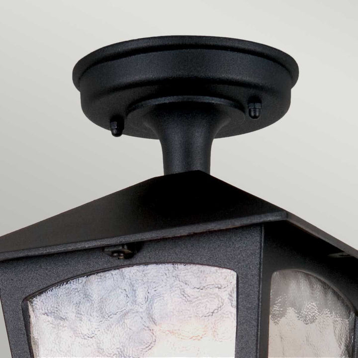 Norlys York 1 Light Porch Lantern BL6A-BLACK Black