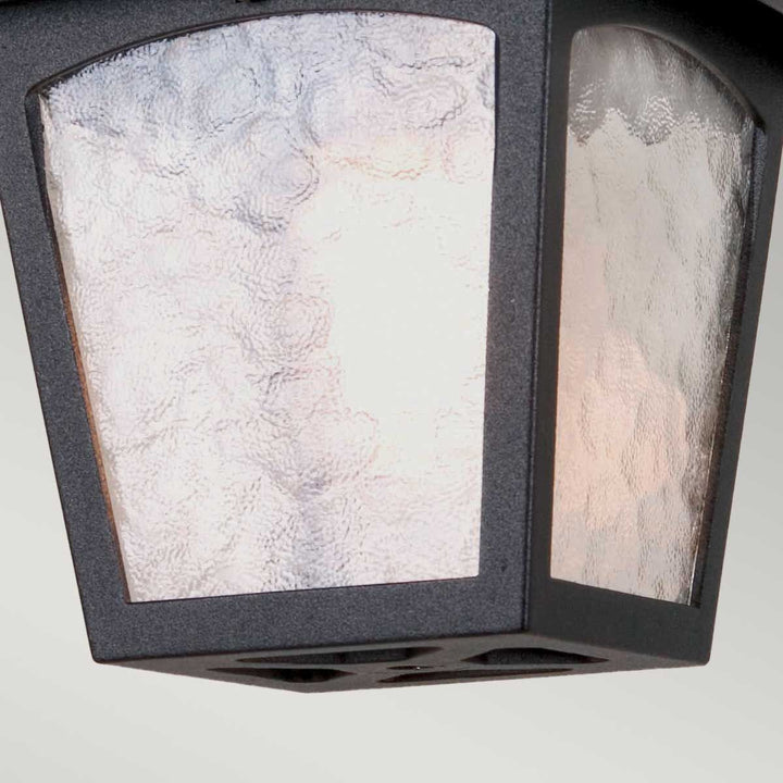 Norlys York 1 Light Porch Lantern BL6A-BLACK Black