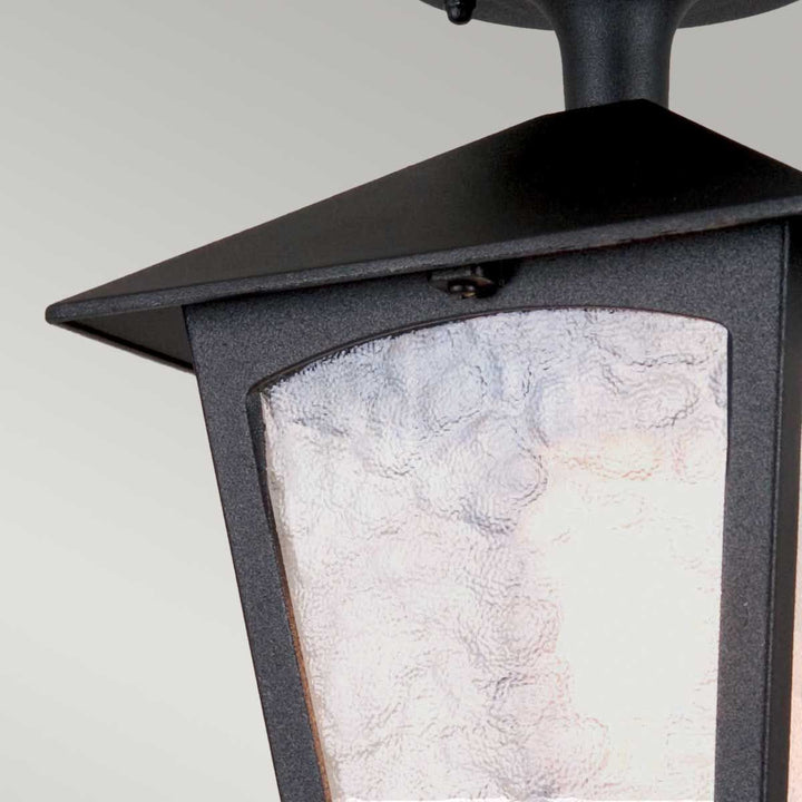 Norlys York 1 Light Porch Lantern BL6A-BLACK Black