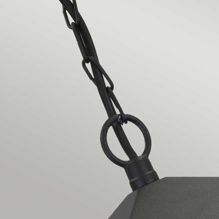 Norlys York 1 Light Porch Chain Lantern BL6B-BLACK Black