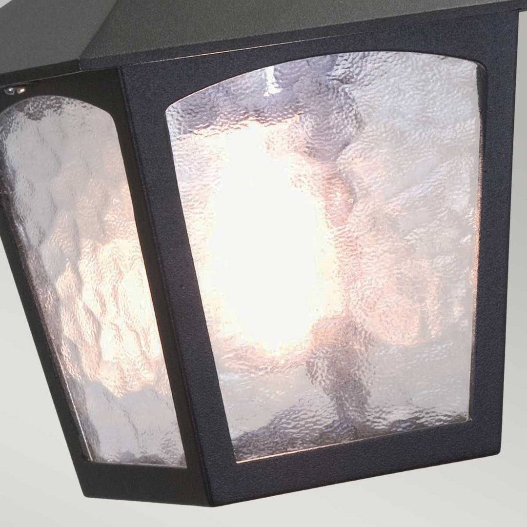 Norlys York 1 Light Porch Chain Lantern BL6B-BLACK Black