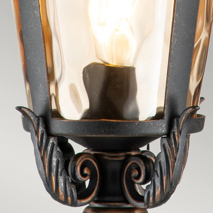 Norlys Baltimore 1 Light Large Wall Lantern BT1-L Weathered Bronze