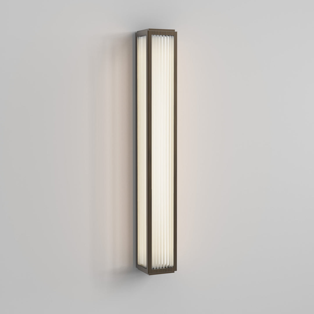 Astro Boston 600 LED Bathroom Wall Light in Bronze – Sleek Modern Design