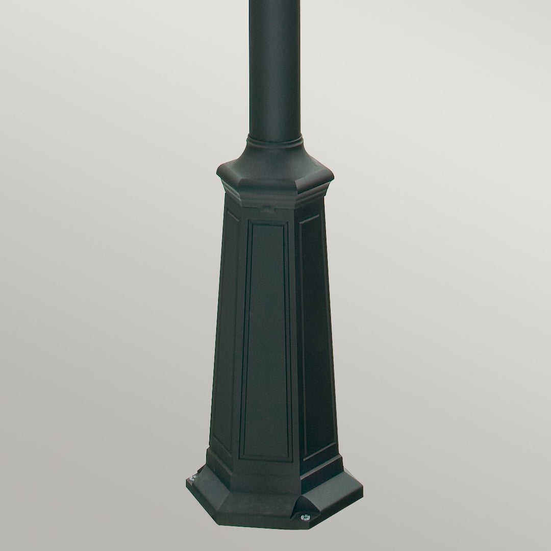 Elstead Lighting Como 3 Light Triple Head Post C7-BLACK Black