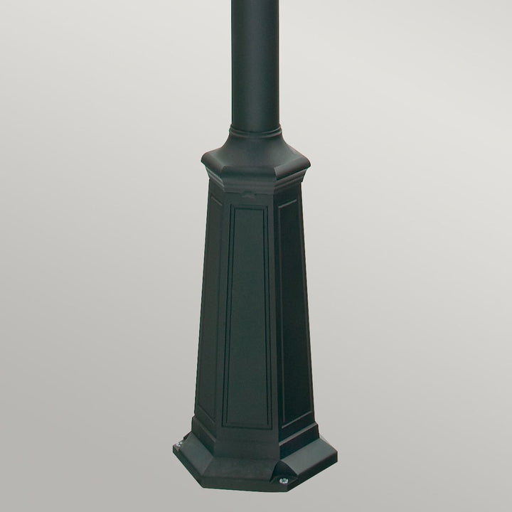Elstead Lighting Como 3 Light Triple Head Post C7-BLACK Black