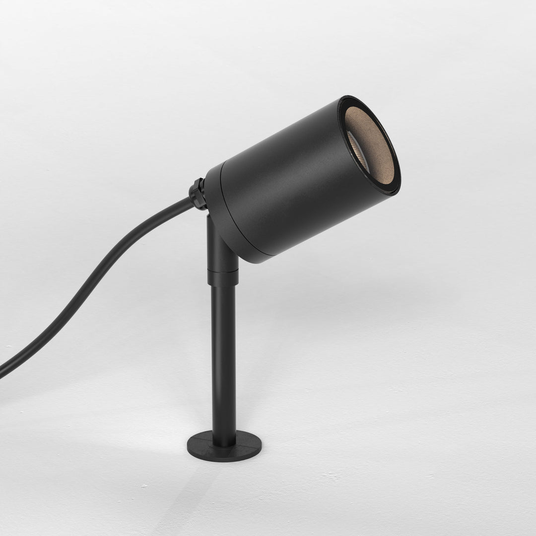 Astro Dartmouth Spike Spot outdoor spotlight in Textured Black with ground spike
