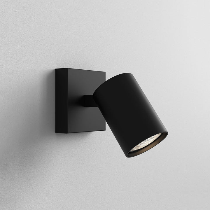 Astro Ascoli Single Spotlight in Matt Black, Matt Nickel, Textured White, and Bronze – Adjustable Ceiling Fixture