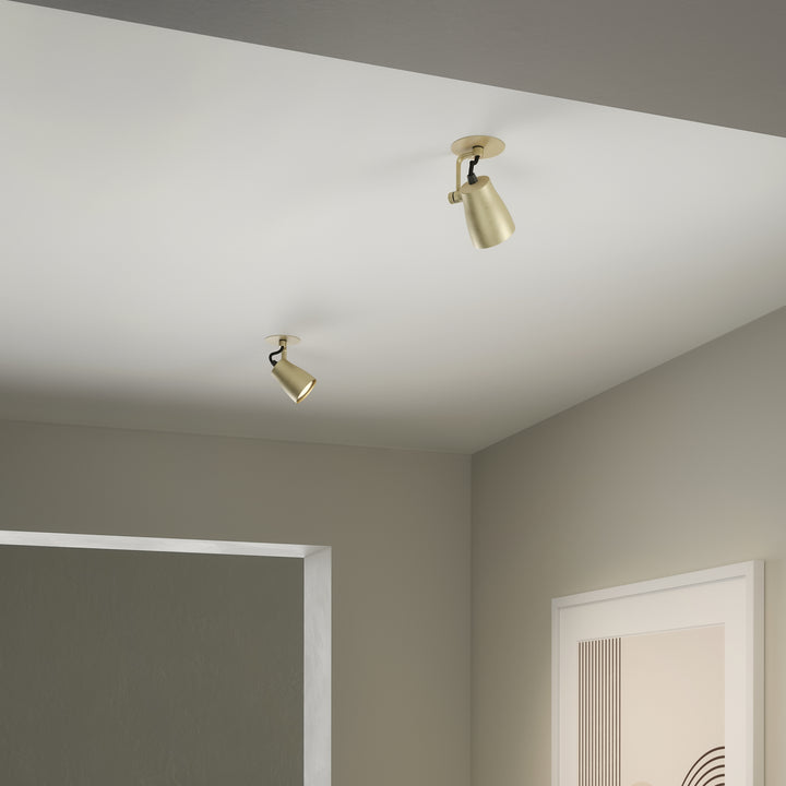 Astro Juno Recessed | Matt Brushed Brass | Spotlight 1487005