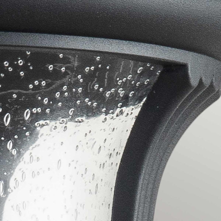 Norlys Chicago 1 Light Medium Wall Lantern CC2-M-BK Textured Black