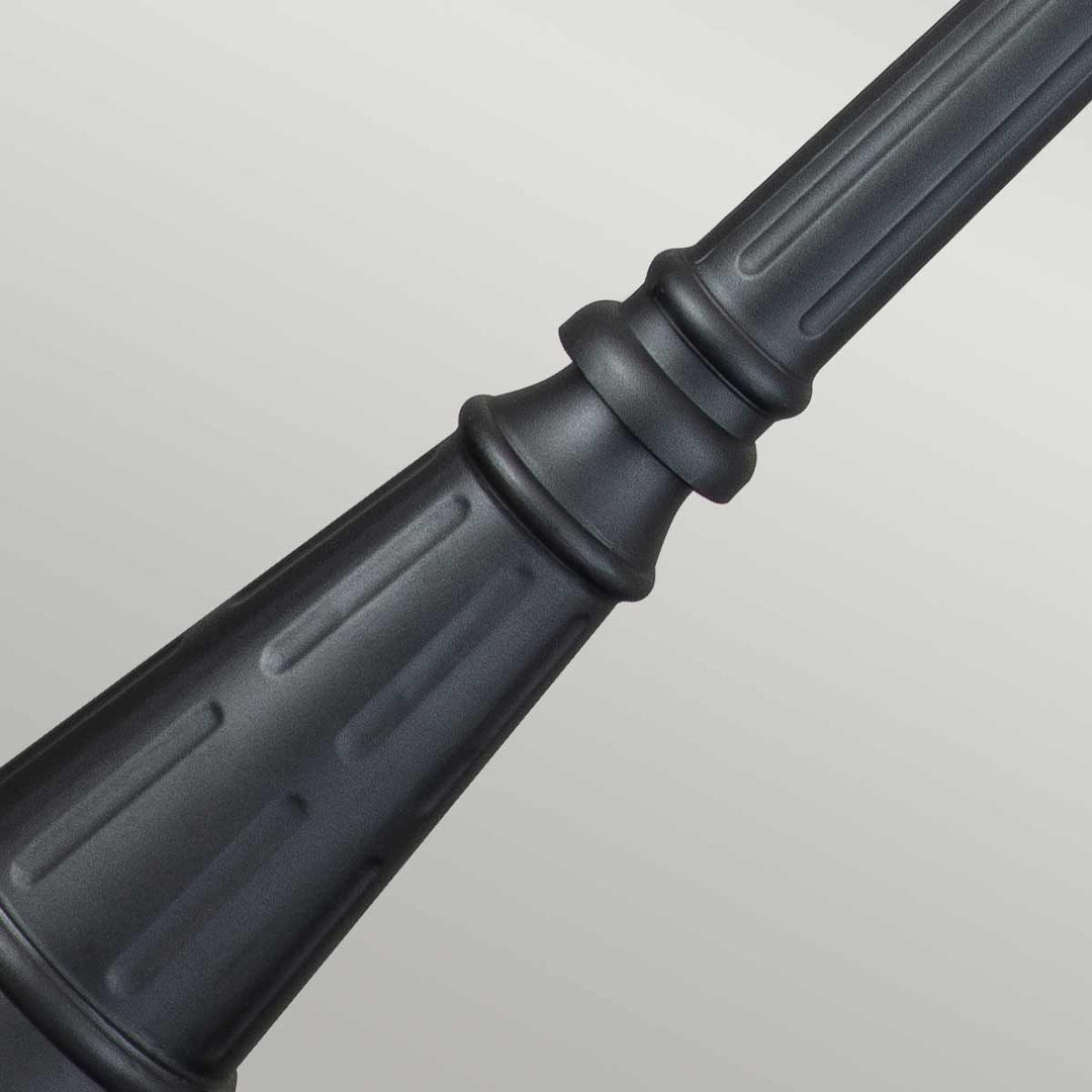 Norlys Chicago 1 Light Single Head Lamp Post CC5-M-BK Textured Black