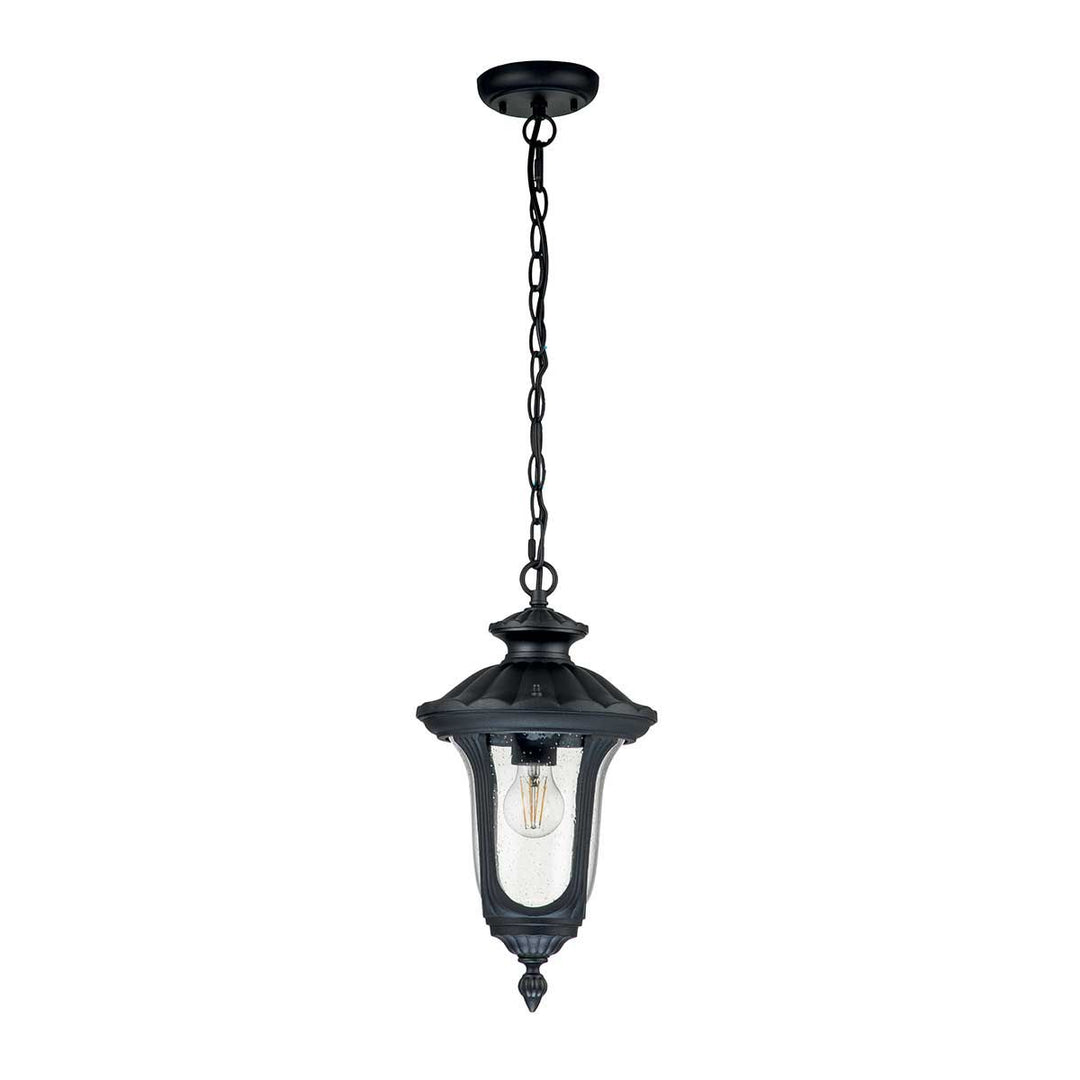Norlys Chicago 1 Light Small Chain Lantern - Textured Black CC8-S-BK Textured Black