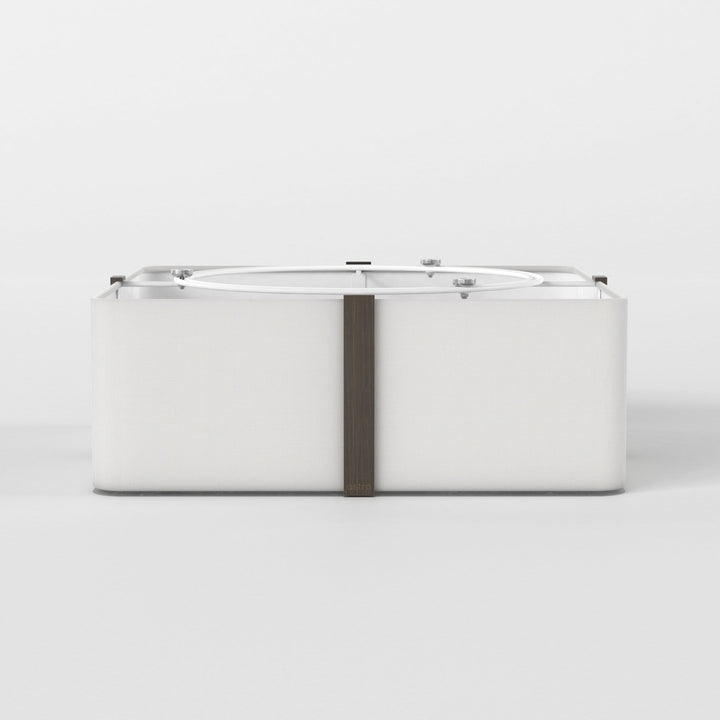 Astro Elba Square 350 Shade in White fabric