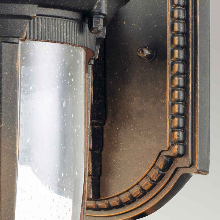 Norlys Cleveland 1 Light Medium Wall Lantern CL2-M Weathered Bronze