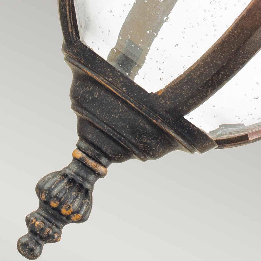 Norlys Cleveland 1 Light Medium Wall Lantern CL2-M Weathered Bronze
