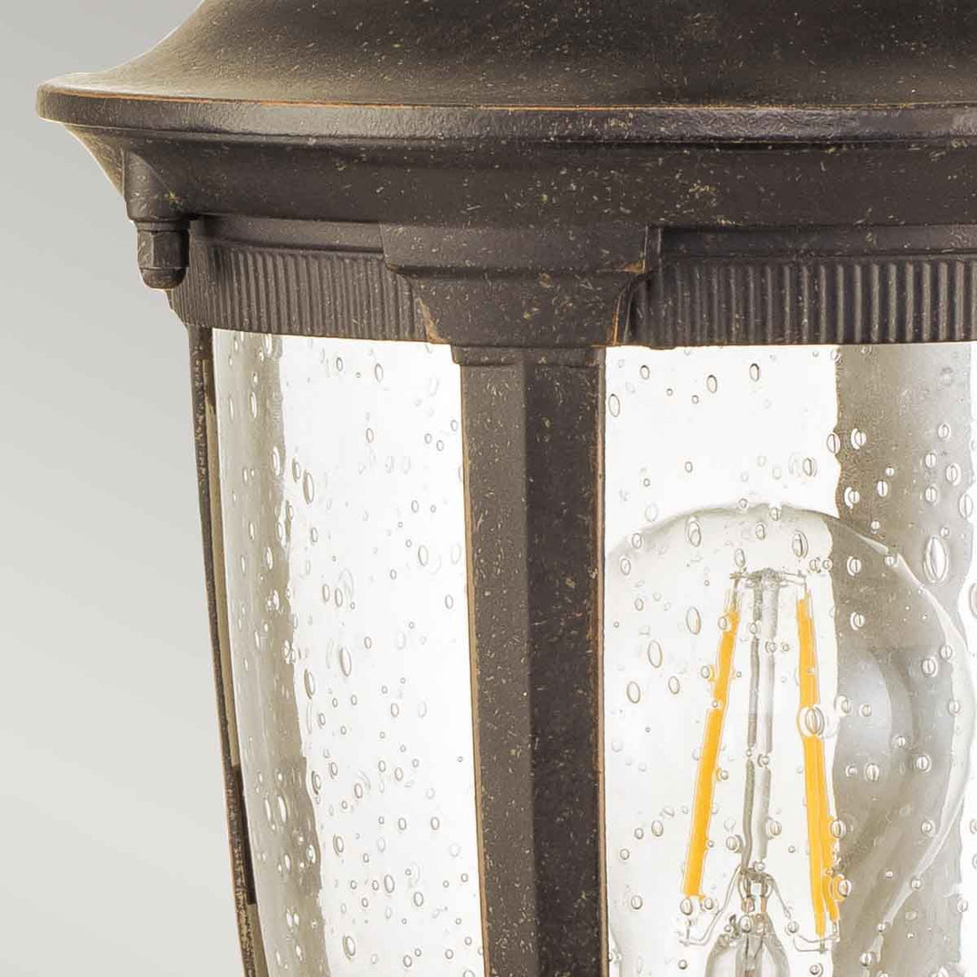 Norlys Cleveland 1 Light Small Pedestal Lantern CL3-S Weathered Bronze