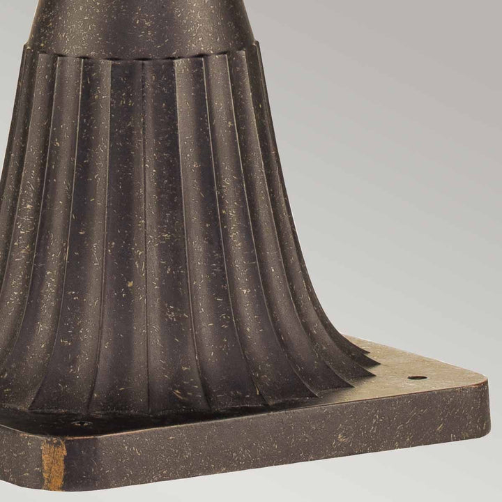 Norlys Cleveland 1 Light Small Pedestal Lantern CL3-S Weathered Bronze