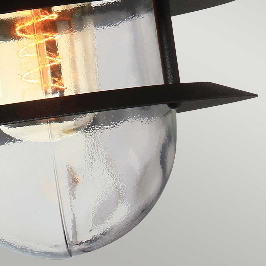 Norlys Copenhagen 1 Light Wall Lantern COPENHAGEN-BK Black