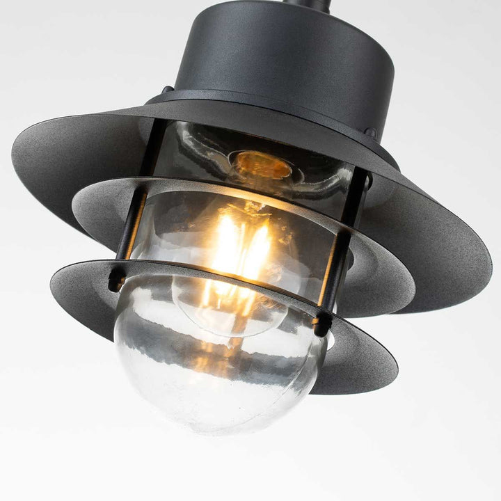Norlys Copenhagen 1 Light Chain Lantern COPENHAGEN8-BK Black