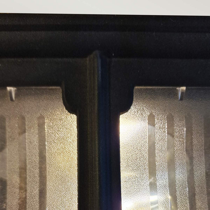 Norlys Chapel 1 Light Flush Lantern CP12-BLACK Black
