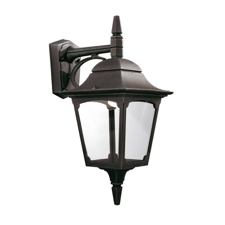 Norlys Chapel 1 Light Down Wall Lantern CP2-BLACK Black