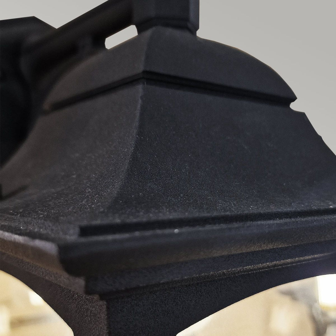 Norlys Chapel 1 Light Down Wall Lantern CP2-BLACK Black