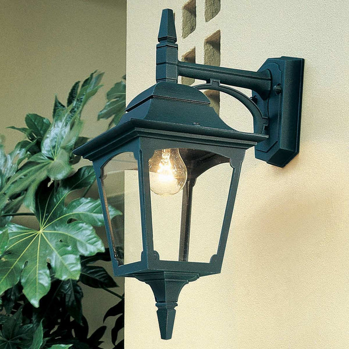 Norlys Chapel 1 Light Down Wall Lantern CP2-BLACK Black