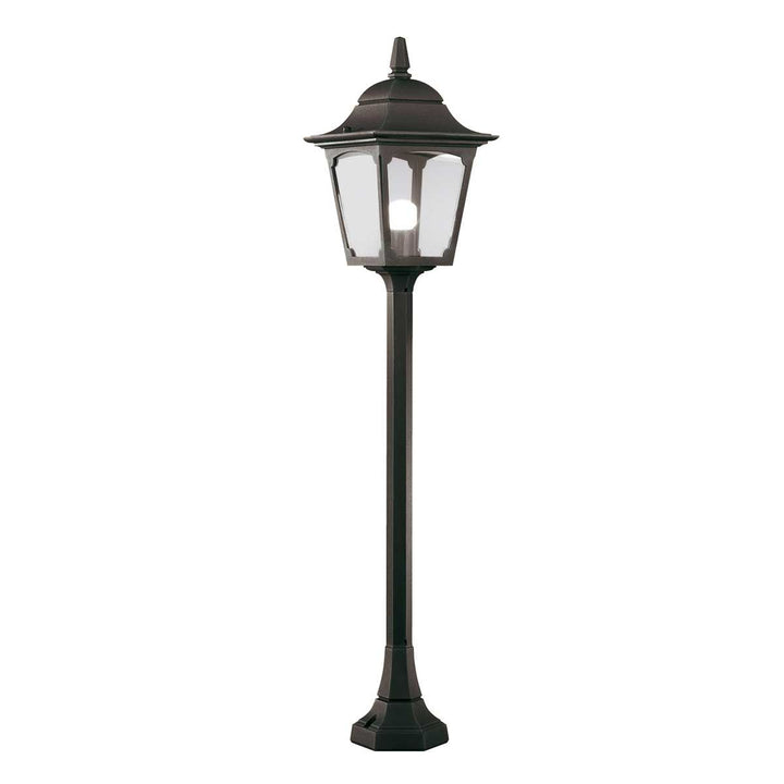 Norlys Chapel 1 Light Pillar Lantern CP5-BLACK Black