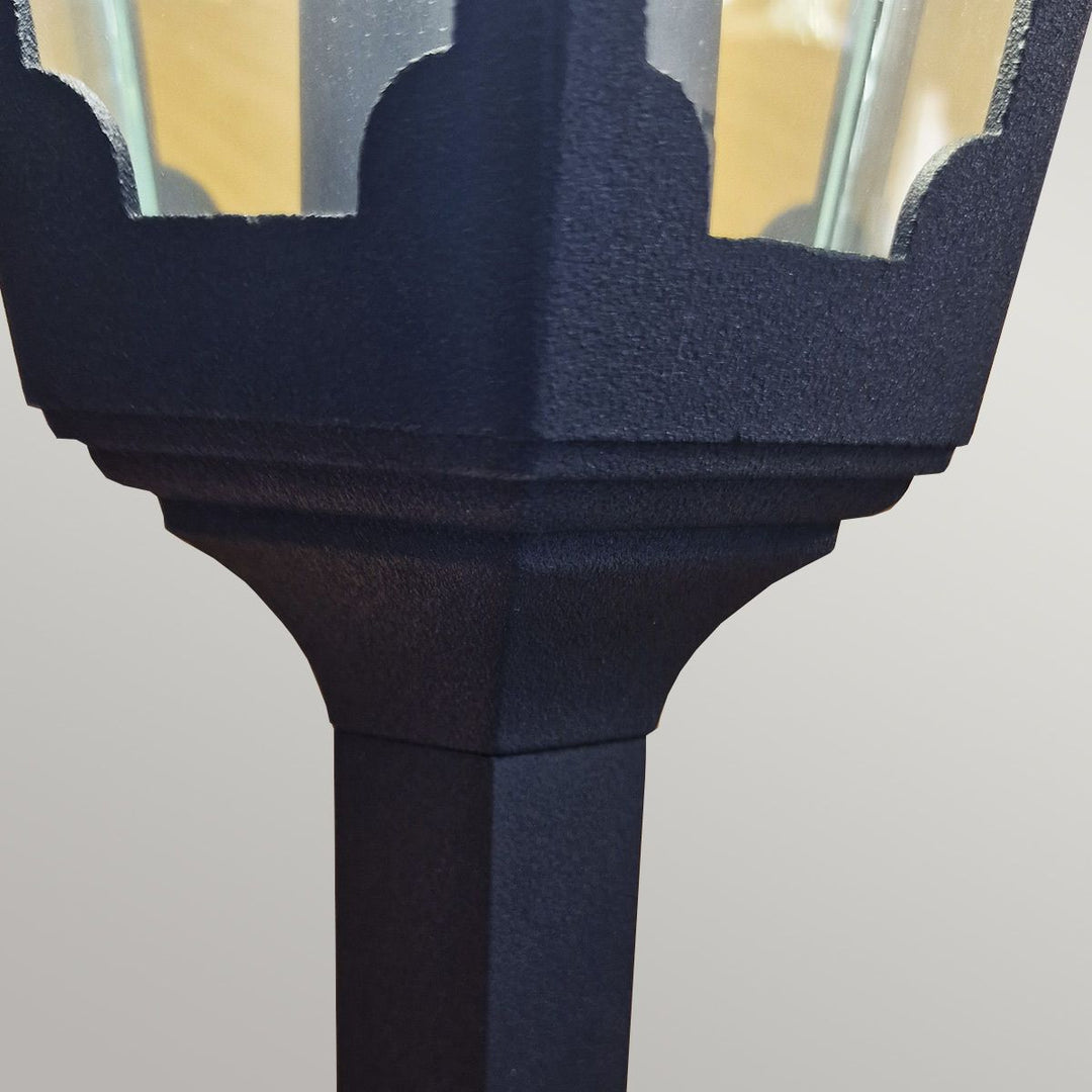Norlys Chapel 1 Light Pillar Lantern CP5-BLACK Black