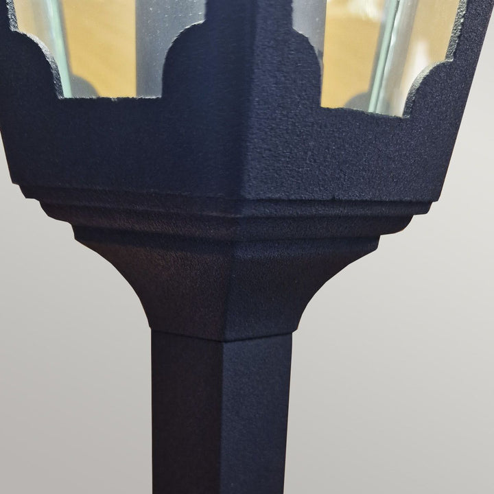 Norlys Chapel 1 Light Pillar Lantern CP5-BLACK Black