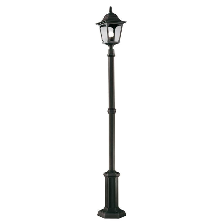 Norlys Chapel 1 Light Lamp Post CP6-BLACK Black