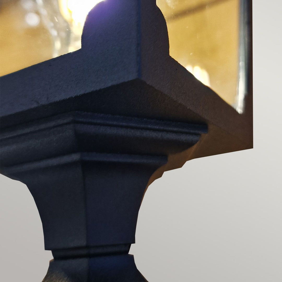 Norlys Chapel 1 Light Lamp Post CP6-BLACK Black