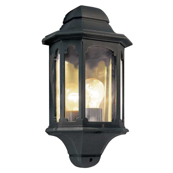 Norlys Chapel 1 Light Half Lantern CP7-BLACK Black