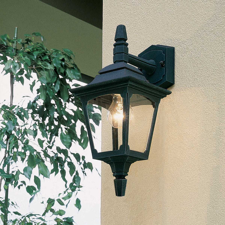 Norlys Chapel 1 Light Mini Down Wall Lantern CPM2-BLACK Black